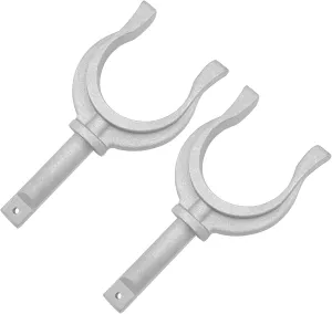 2 Pieces Aluminum Oar Lock Oarlock Rowlock Premium Marine Row Boat Dinghy Water Raft Boat Kayak Canoe Oar Lock Rowlock Side Mount