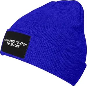 A New Hand Touches The Beacon Beanie Hats for Men Women Knit Skull Cap Cuffed Beanies Warm Winter Hats