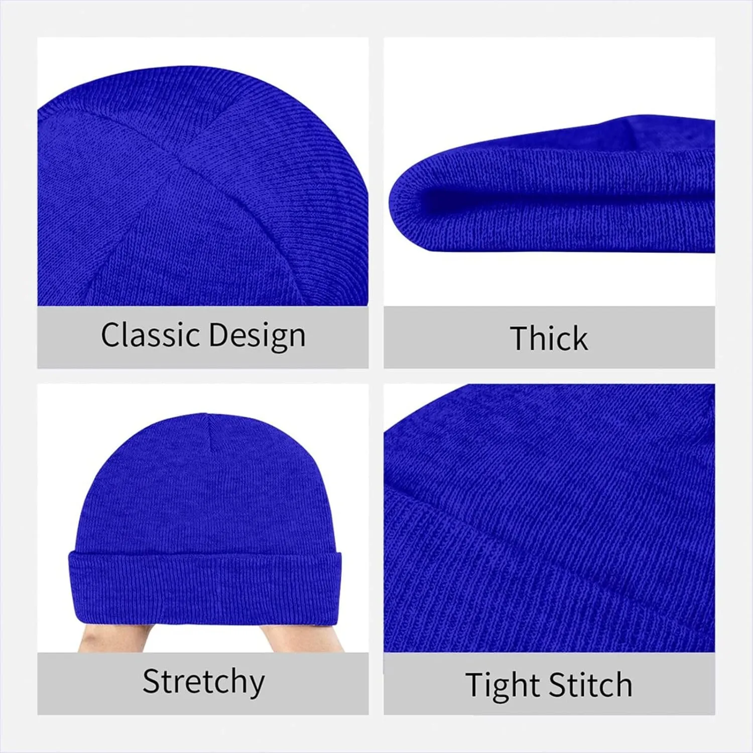 A New Hand Touches The Beacon Beanie Hats for Men Women Knit Skull Cap Cuffed Beanies Warm Winter Hats
