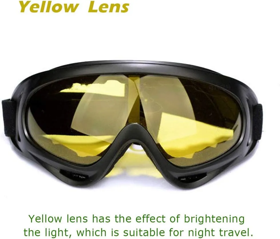 Anti-Glare Lenses-Ski Goggles Winter Sport Snowboard Goggles with UV 400 Protection