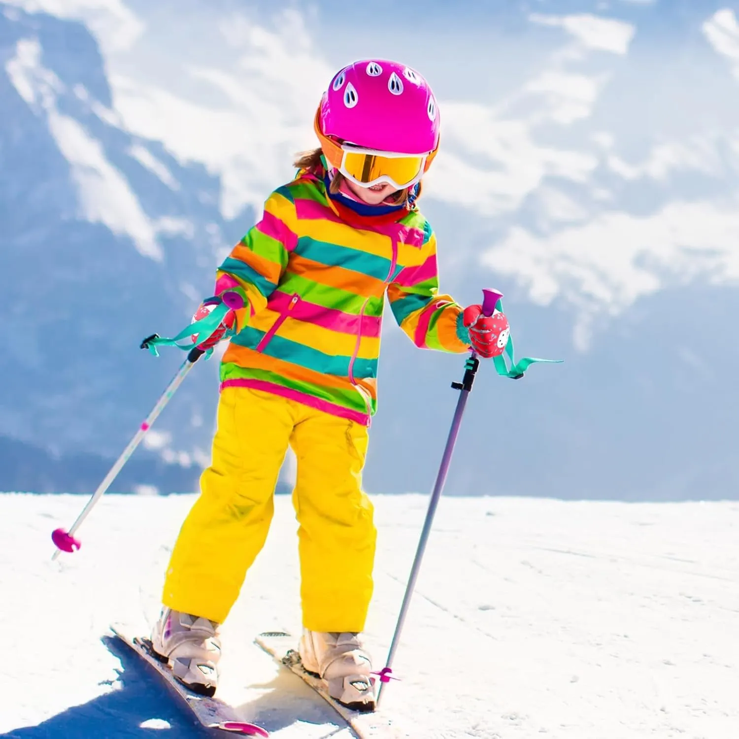 Azarxis Kids Children Ski Gloves Winter Snow Gloves Waterproof Winter Warm Gloves for Snowboarding, Sledding