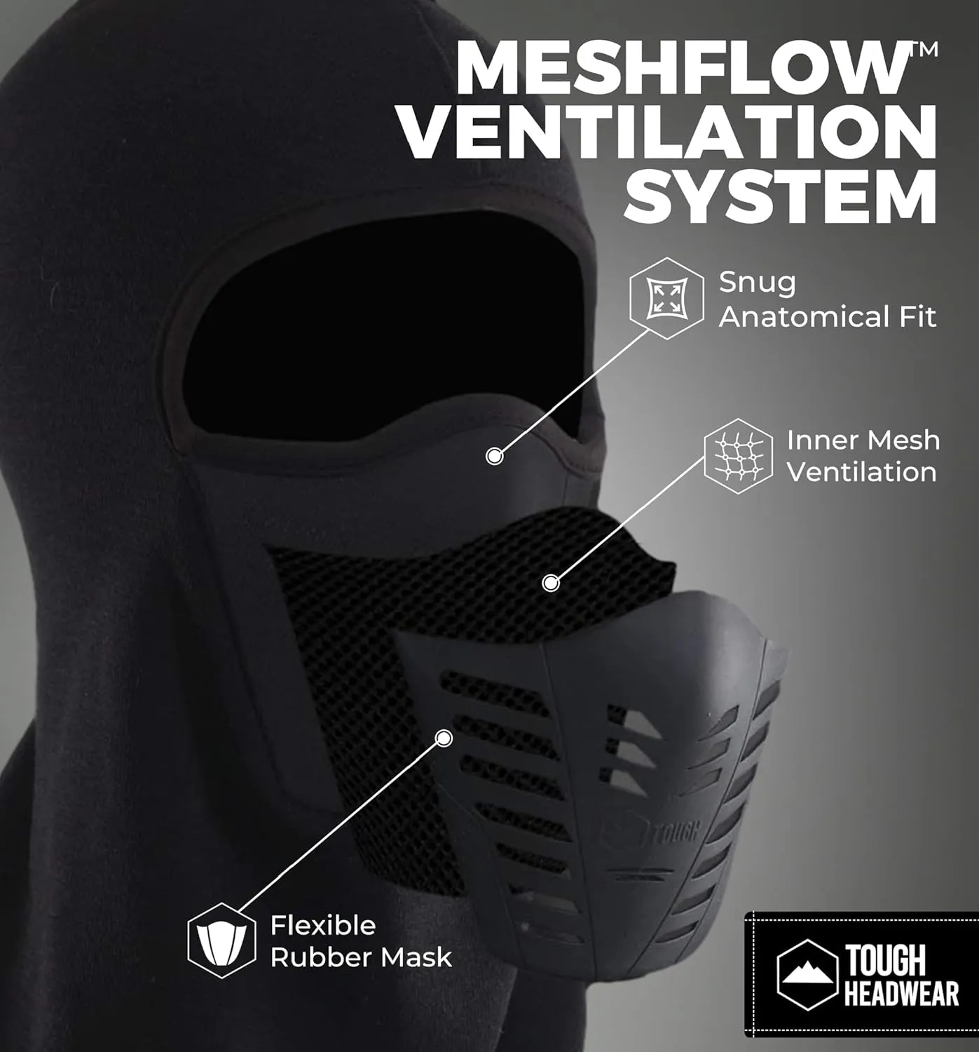 Balaclava Ski Mask - Thermal Face Mask Cold Weather Motorcycle Gear with Breathable Air Vents - Winter Face Mask