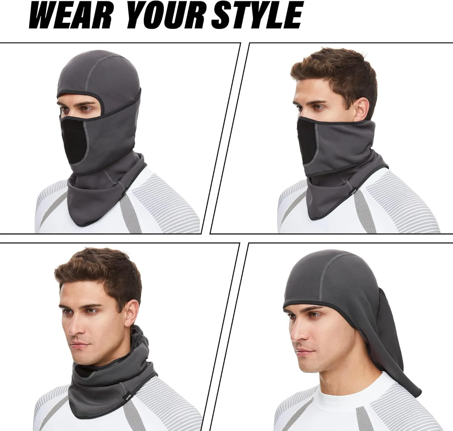 Balaclava Ski Mask Warm Face Mask for Cold Weather Winter Skiing Snowboarding Motorcycling Ice Fishing Men