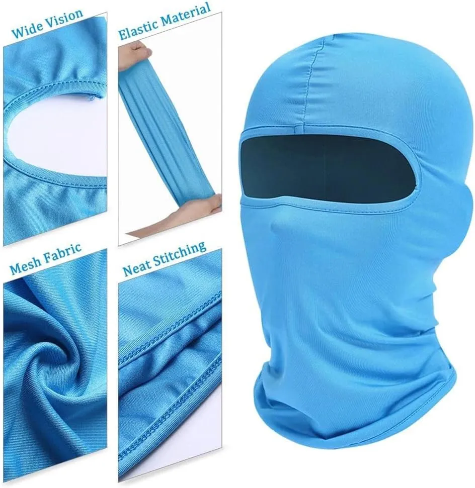 Balaclava Ski Mask Windproof Face Mask Cover Sun UV Protection Scarf Men Women Outdoor Cycling Motorcycle Riding Mask