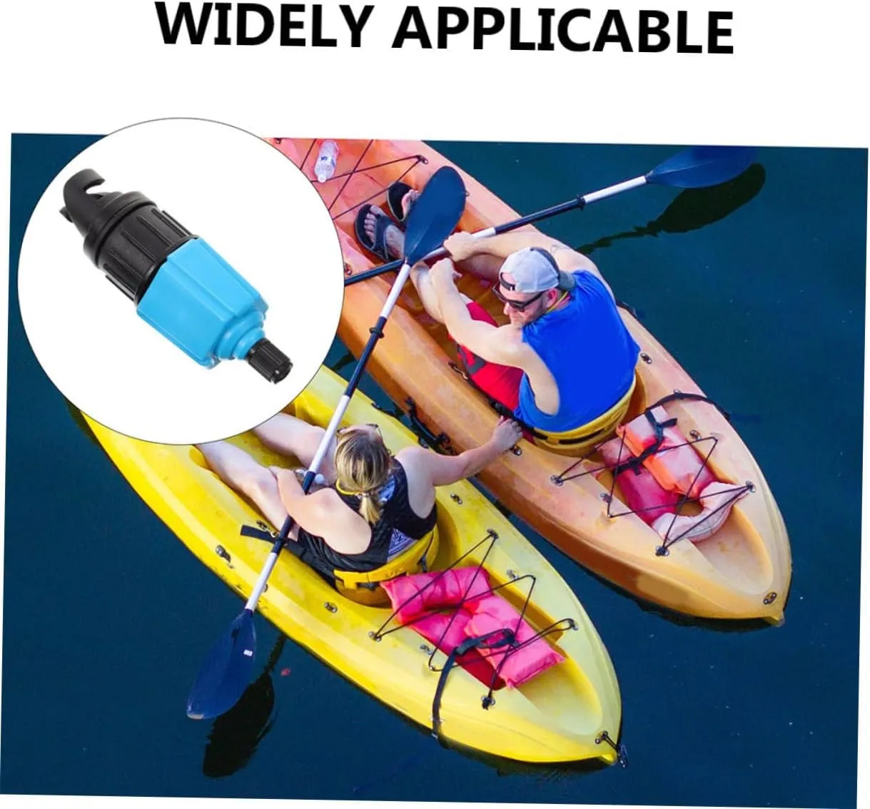 balacoo Air Pump Adapter Inflatables Valve Adapter Air Valve Converter Inflatable Boat Sup Pump Adaptor