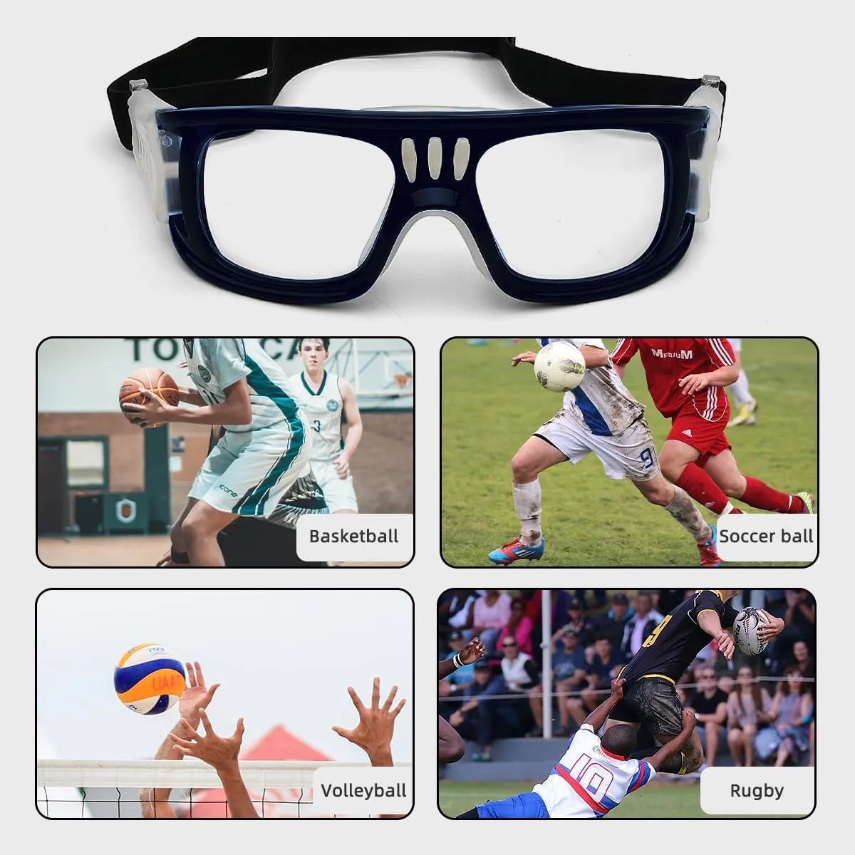 Basketball Eyewear Soccer Anti-fog Sports Goggles Replaceable Lenses