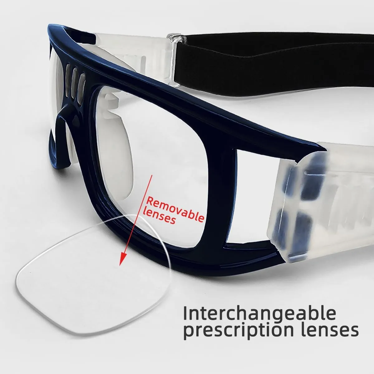 Basketball Eyewear Soccer Anti-fog Sports Goggles Replaceable Lenses