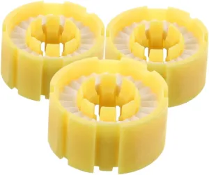 BESPORTBLE 3-Pack Water-Activated Inflator Bobbins  Automatic Life Vest Trigger, Durable Plastic, Portable & Lightweight for Inflatable PFDs (Yellow)