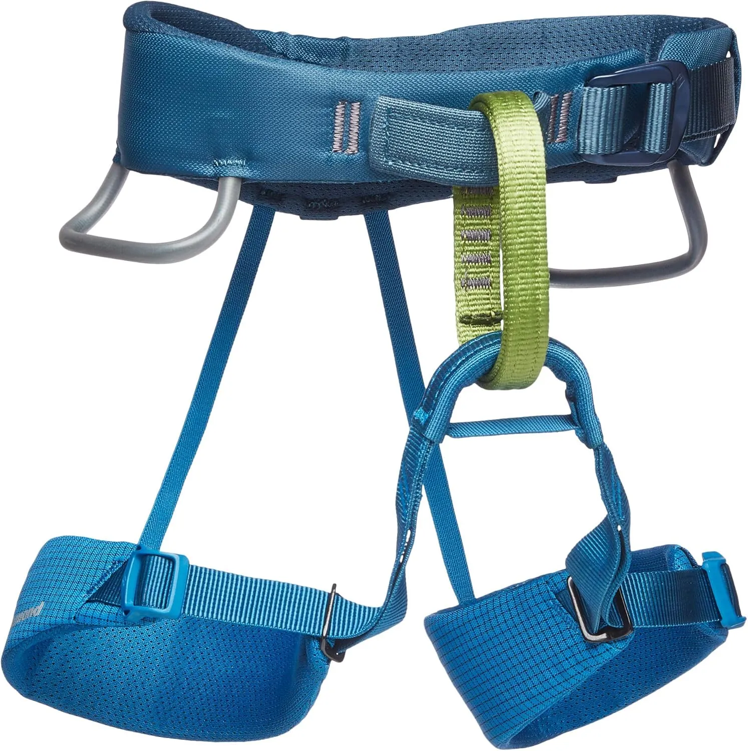 Black Diamond Kids Momentum Climbing Harness, Kingfisher, One Size, Fits Most Children Between 35-80 lbs