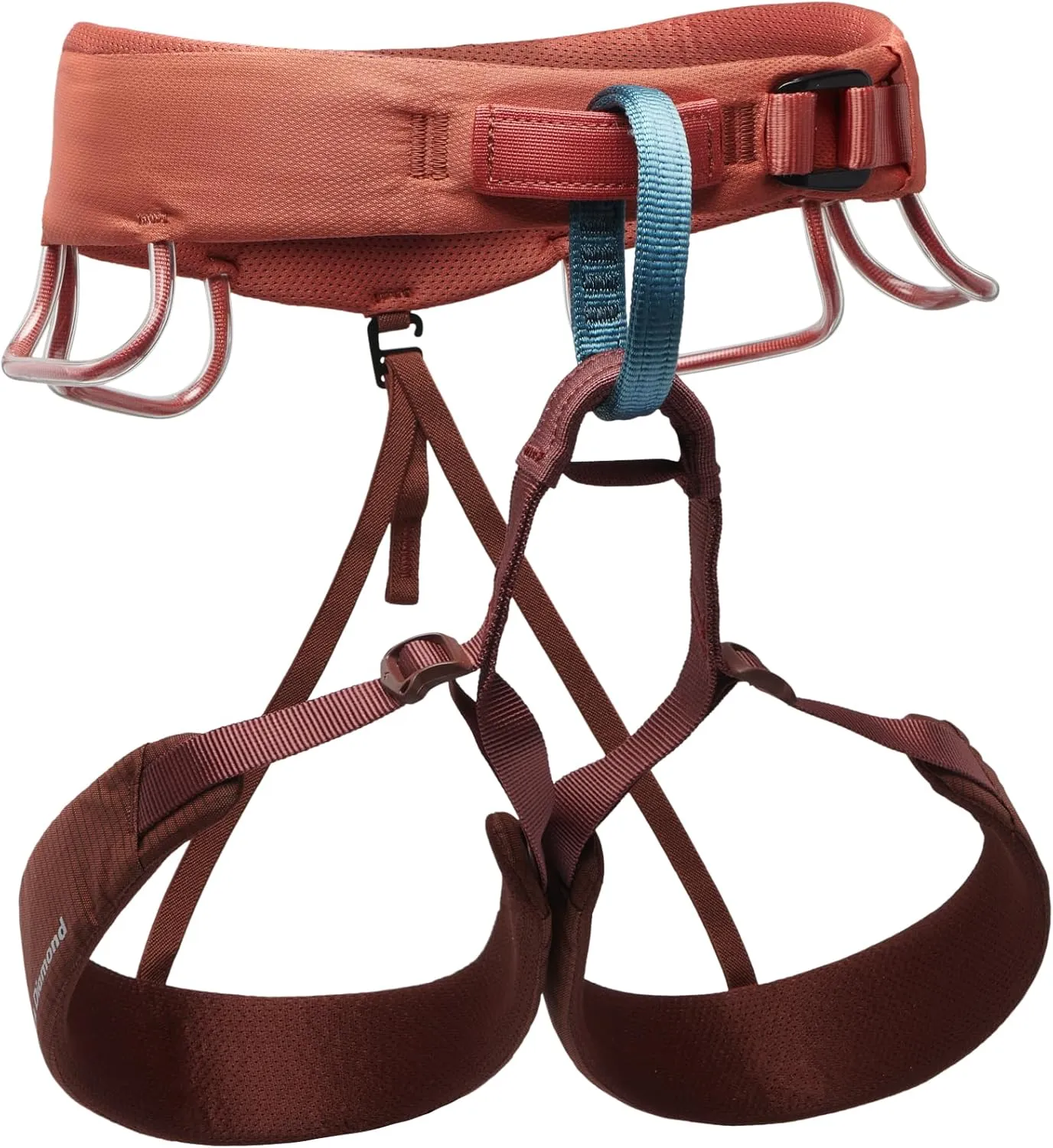 Black Diamond Womens Momentum Rock Climbing Harness, Baja Sunrise, Large