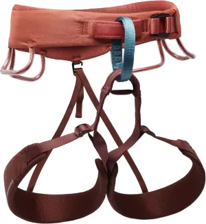 Black Diamond Womens Momentum Rock Climbing Harness, Baja Sunrise, Large