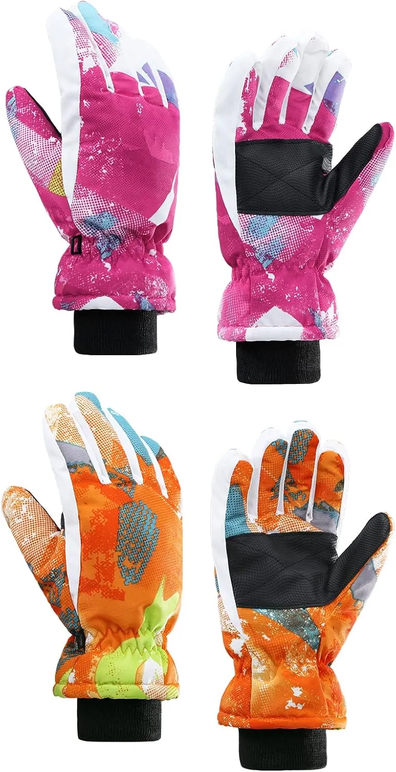 Century Star Kids Waterproof Warm Winter Ski Gloves for Boys & Girls - Sport Mittens
