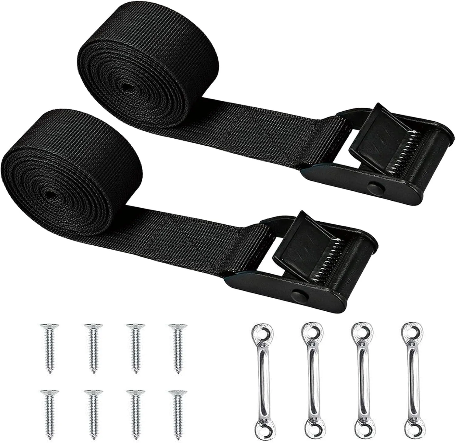 Cooler Tie Down Kit for YETI Coolers,Cooler Tie Downs Straps Secure Yeti and RTIC Coolers to Boat,Deck,Truck Bed,Trailer and Prevent from Slipping