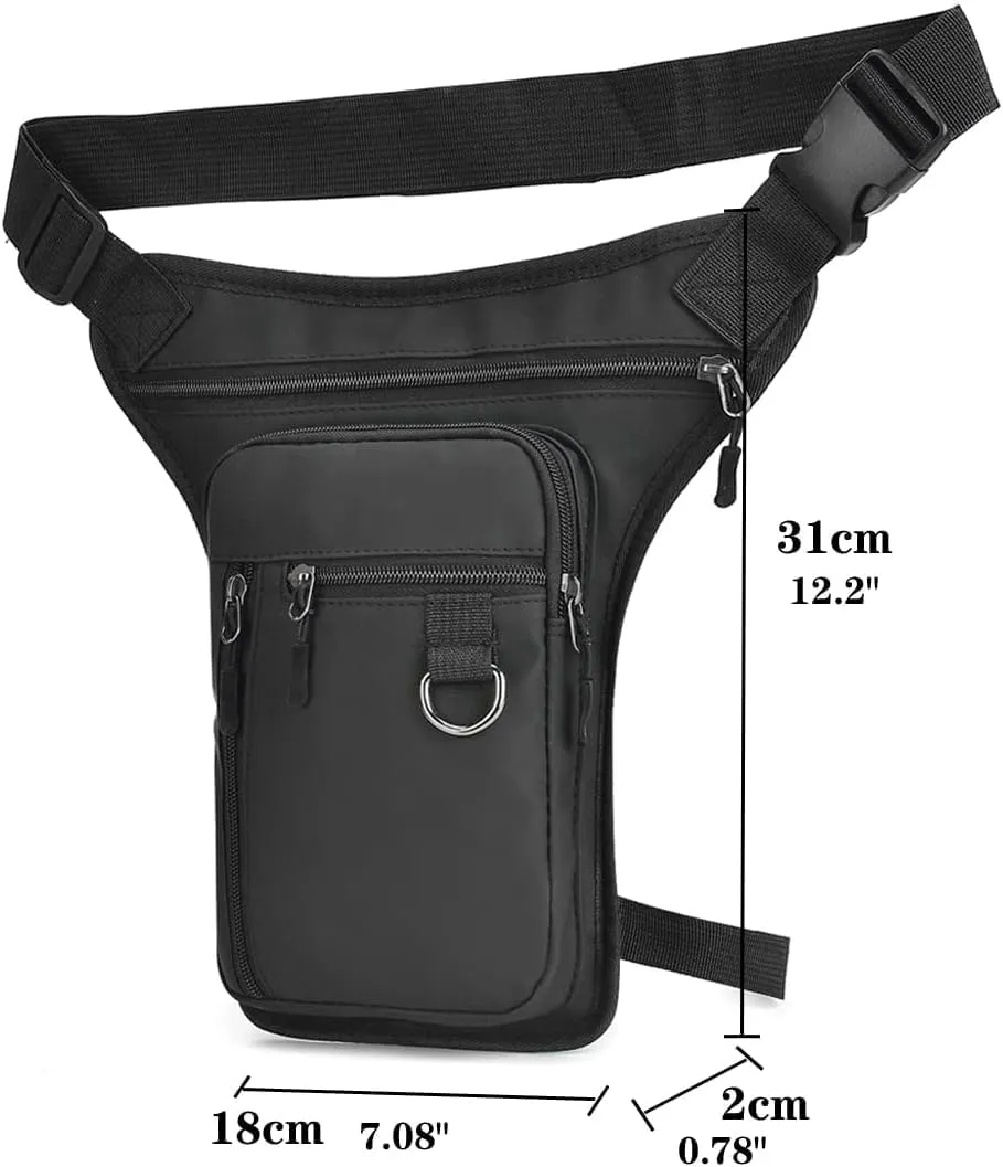 Drop Leg Bag for Men Military Tactical Thigh Pack Pouch Multifunctional Tactical Package Outdoor Hiking Thigh Bag