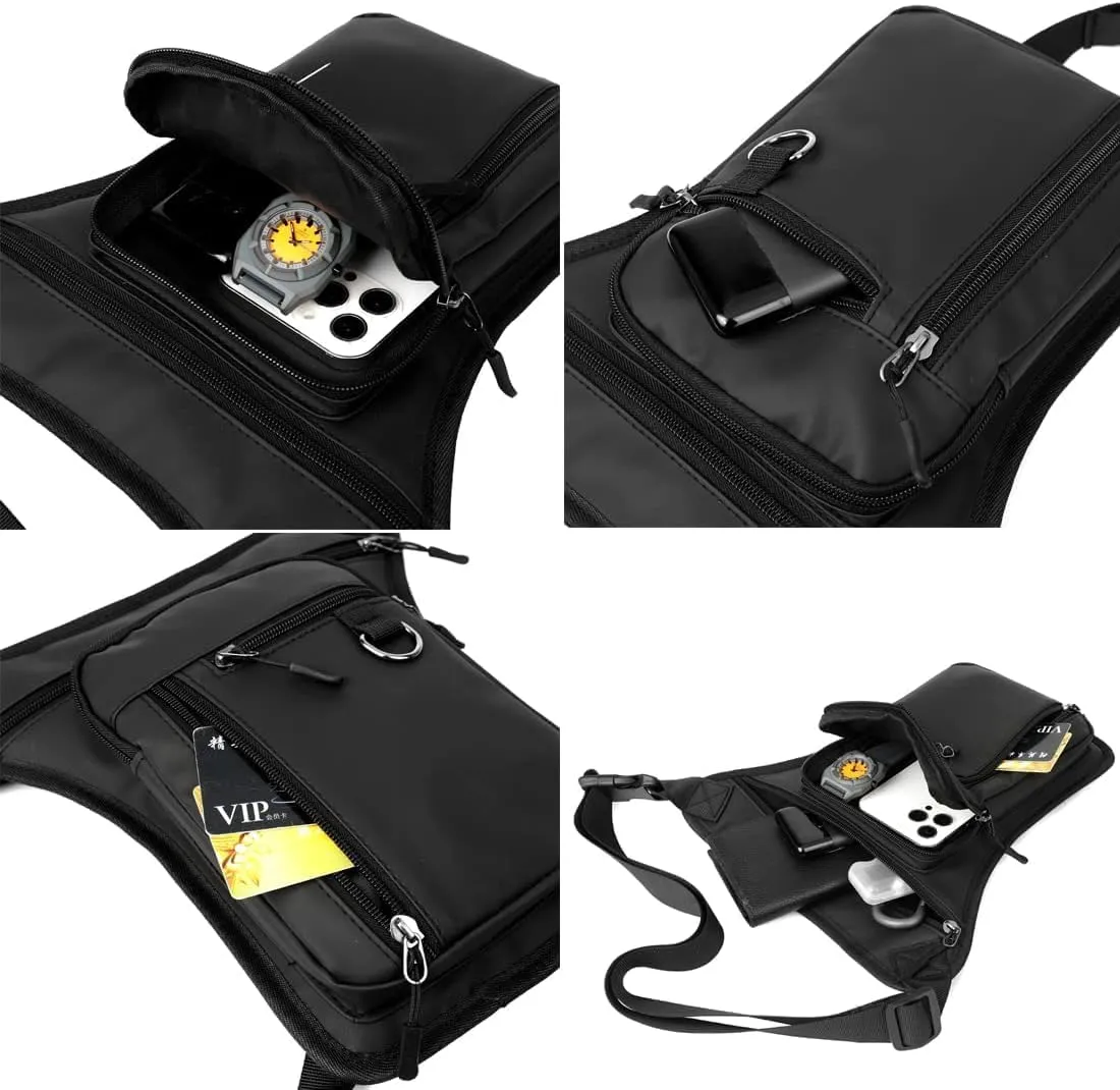 Drop Leg Bag for Men Military Tactical Thigh Pack Pouch Multifunctional Tactical Package Outdoor Hiking Thigh Bag