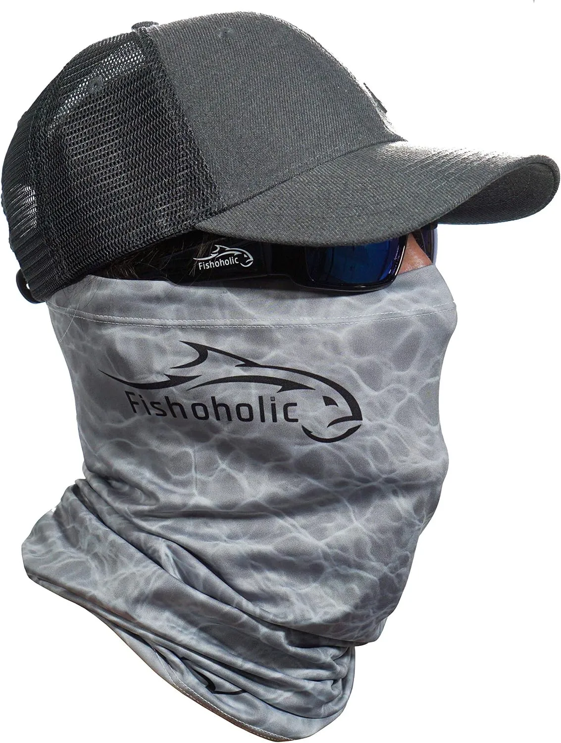 Fishoholic Fishing Face Mask Neck Gaiter Hunting Buff - 3 Colors - UPF50  Sun Protection Fishaholic Fishing Gift