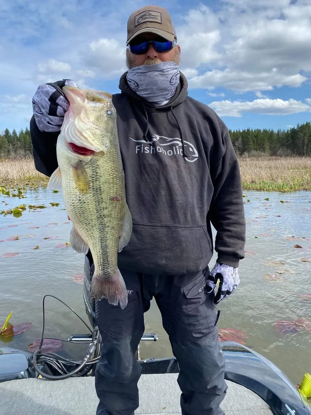 Fishoholic Fishing Face Mask Neck Gaiter Hunting Buff - 3 Colors - UPF50  Sun Protection Fishaholic Fishing Gift