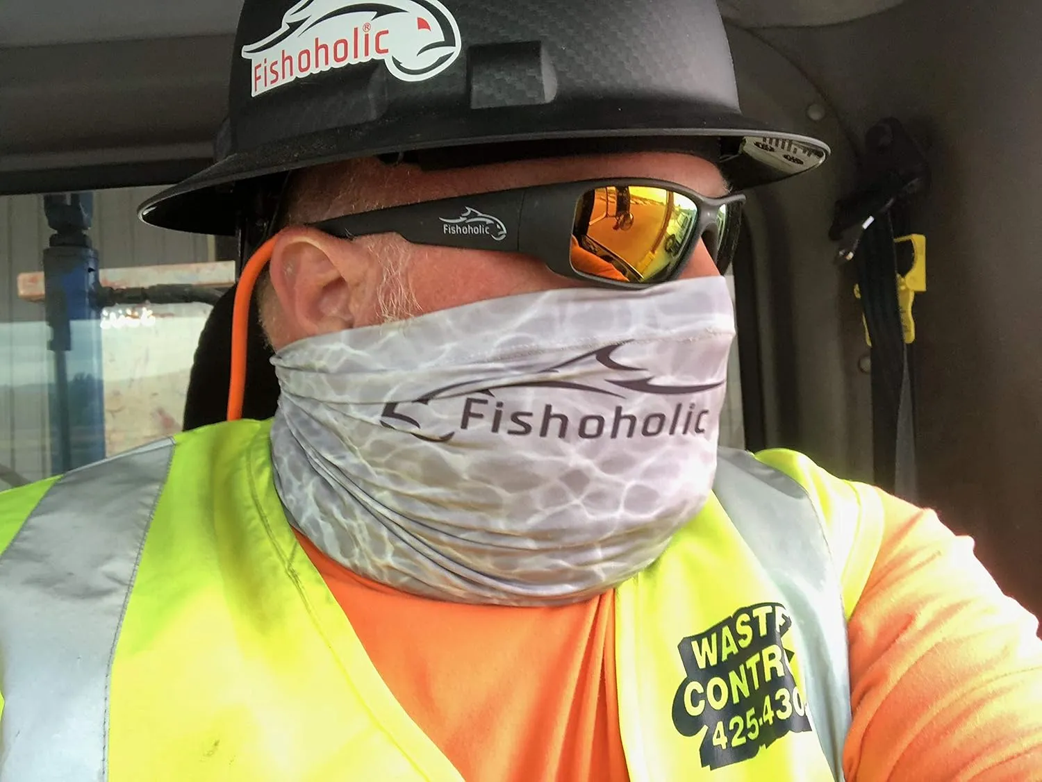 Fishoholic Fishing Face Mask Neck Gaiter Hunting Buff - 3 Colors - UPF50  Sun Protection Fishaholic Fishing Gift
