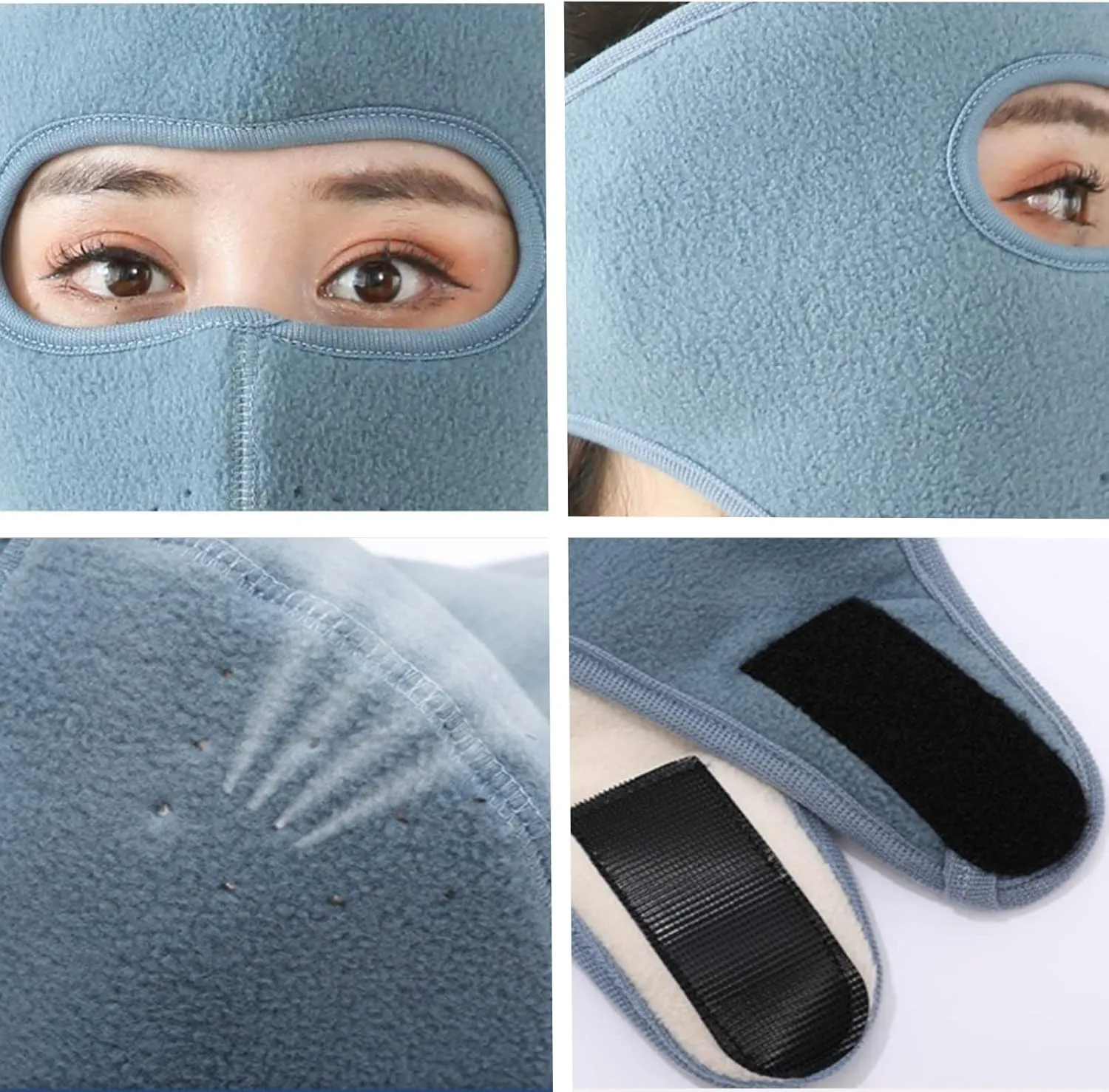 Fleece Face Mask for Winter,Fleece Ski Mask Cycling Full Cover Face Mask Cold Weather Warm Mask Outdoor Windproof Mask