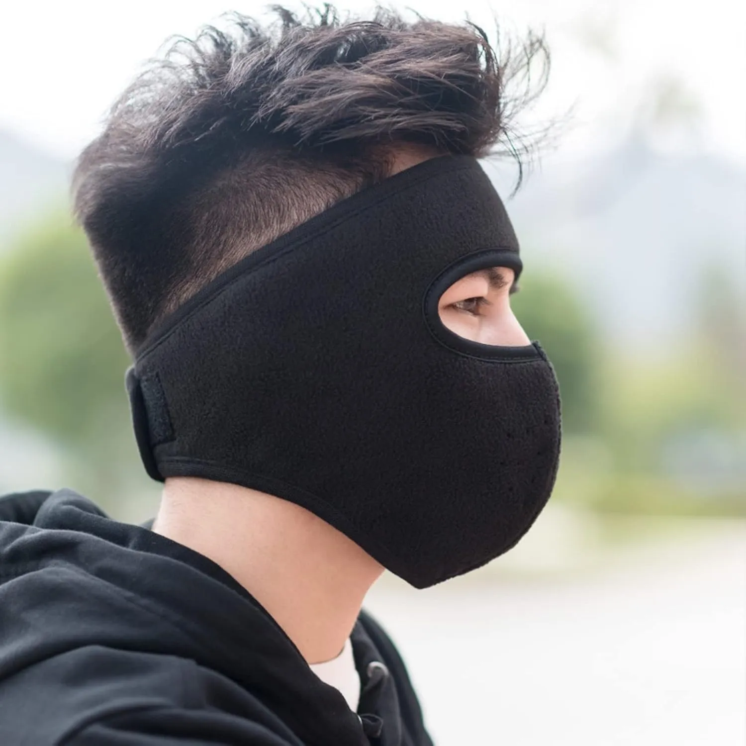 Fleece Face Mask for Winter,Fleece Ski Mask Cycling Full Cover Face Mask Cold Weather Warm Mask Outdoor Windproof Mask