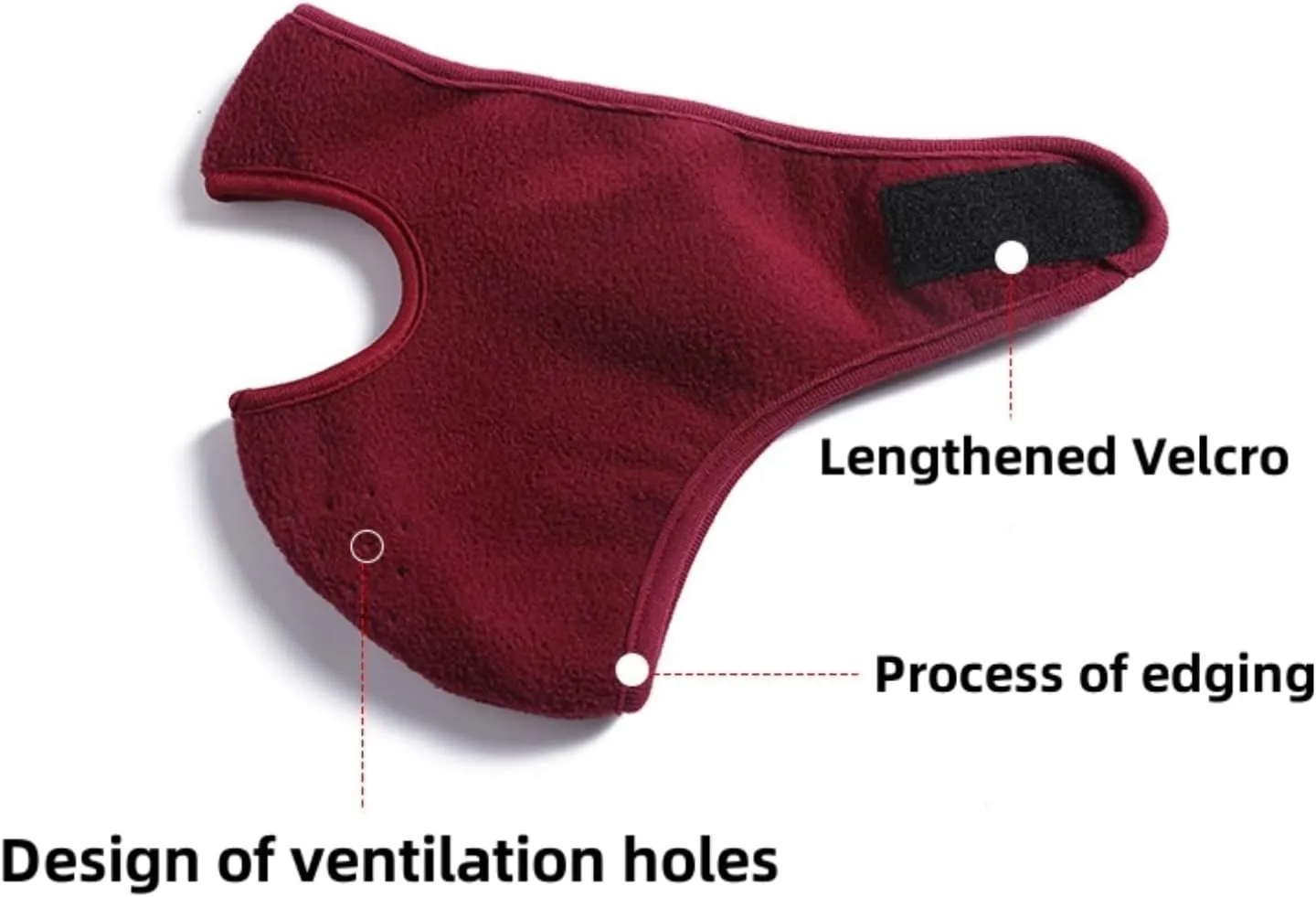 Fleece Face Mask for Winter,Fleece Ski Mask Cycling Full Cover Face Mask Cold Weather Warm Mask Outdoor Windproof Mask