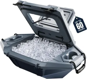 Floating Cooler  32 QT up to 60 Hours Amphibious Ice Chest - Kayak Camping Coolers for Lake, River, SUP, Fishing, Boat, Pool, Party, Beach & More