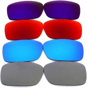 Galaxy Replacement Lenses For Oakley Crankcase Polarized Gray&Blue&Red&Purple 4PS