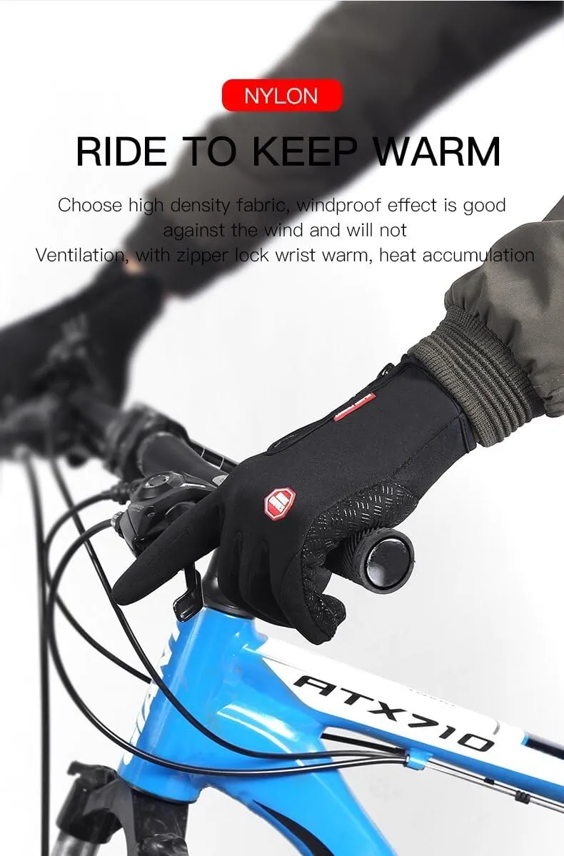 Gloves - Touch Screen Windproof, Warm & Adjustable. Perfect for Outdoor Running, Cycling, Fishing, Skiing & More