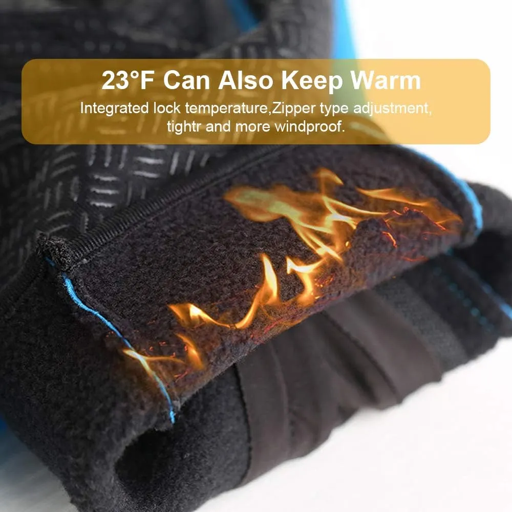 Gloves - Touch Screen Windproof, Warm & Adjustable. Perfect for Outdoor Running, Cycling, Fishing, Skiing & More