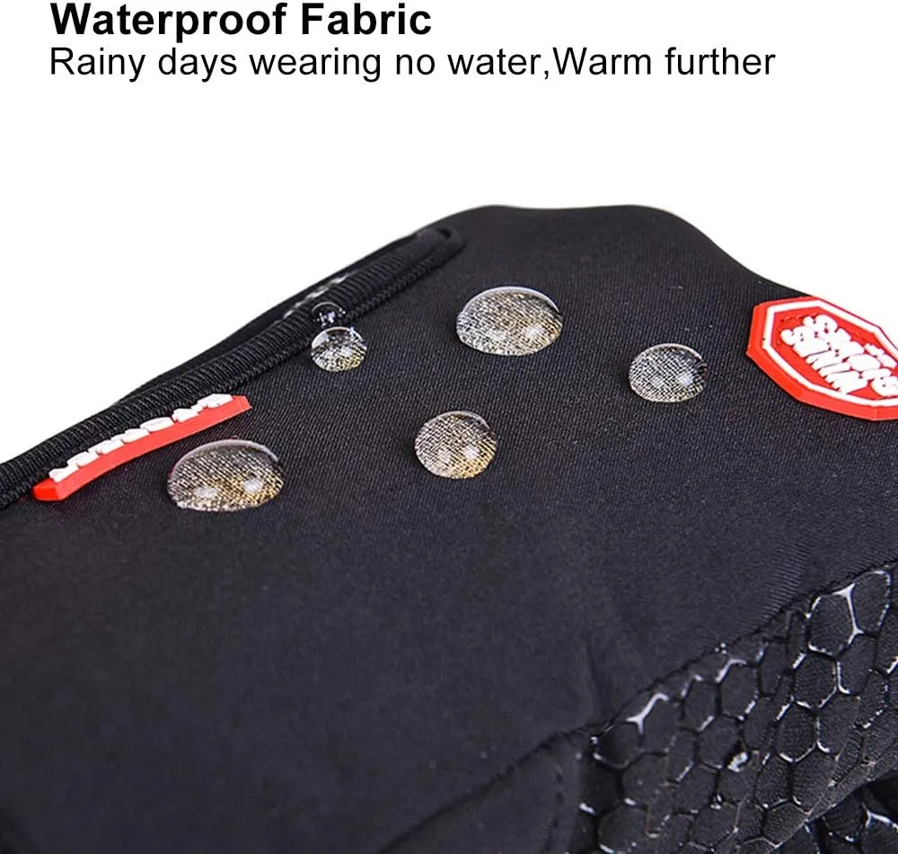 Gloves - Touch Screen Windproof, Warm & Adjustable. Perfect for Outdoor Running, Cycling, Fishing, Skiing & More