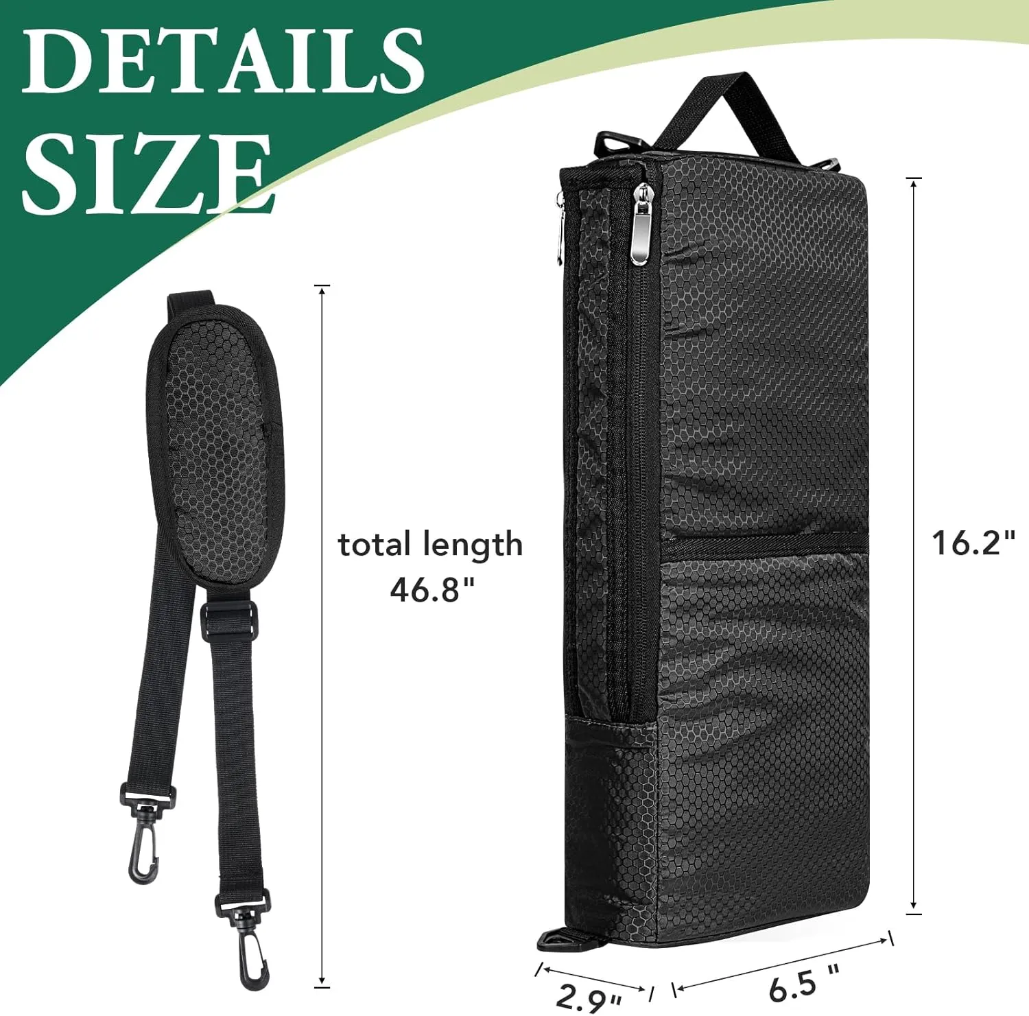 Golf Cooler Bag - Golf Accessories for Men Cooler Sleeve Beer Sling for Cans Insulated Golf Beverages Storage Bag Fits for Golfing, Beach Days, Picnic, Gifts for Men Dad Husband