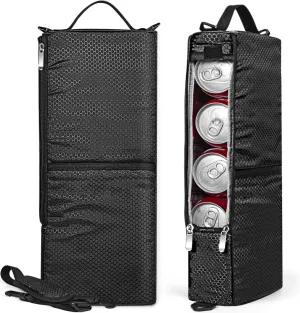 Golf Cooler Bag - Golf Accessories for Men Cooler Sleeve Beer Sling for Cans Insulated Golf Beverages Storage Bag Fits for Golfing, Beach Days, Picnic, Gifts for Men Dad Husband