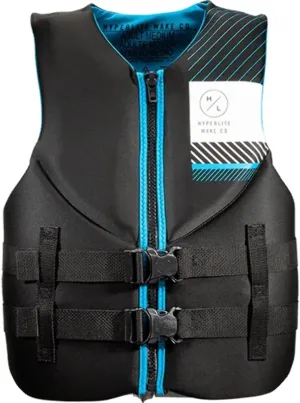 Hyperlite indy CGA Mens Wakeboard Vest Black/Blue Sz XL