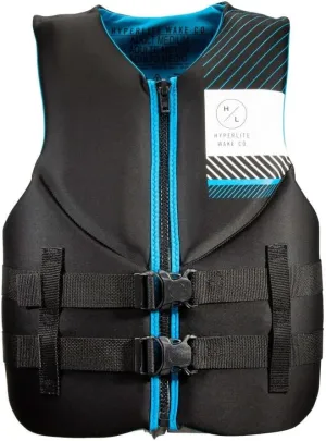 Hyperlite indy CGA Mens Wakeboard Vest Black/Blue Sz XXXL