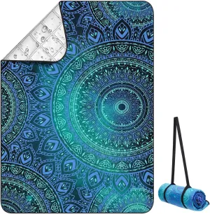 ICOSY Picnic Blankets Beach Blanket, Waterproof Outdoor Blanket Sandproof Picnic Camping Mat Camping Essentials 78" x 59"