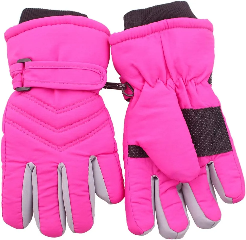 Kids Waterproof Winter Gloves Toddler Snow gloves Ski Gloves For Little Boys Girls