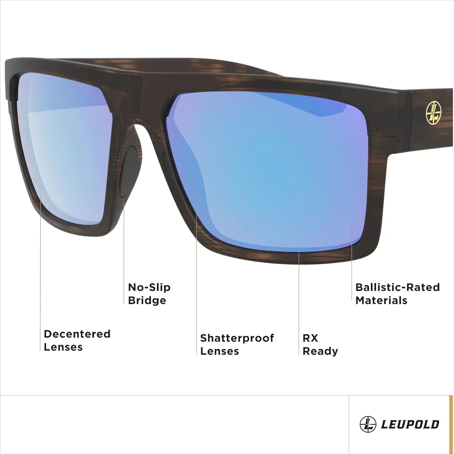 Leupold Becnara Performance Eyewear with Polarized Lenses