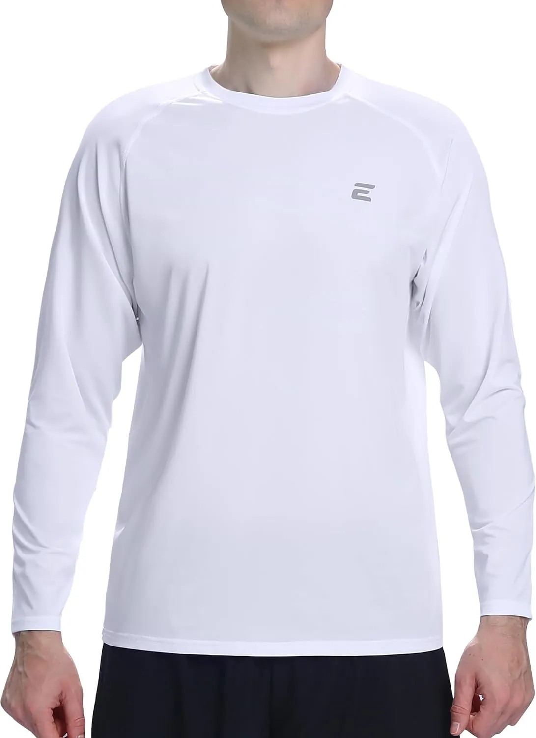 Men's UPF 50  Sun Protection Shirts UV SPF Long Sleeve Rash Guard Fishing Swim Shirt Quick Dry