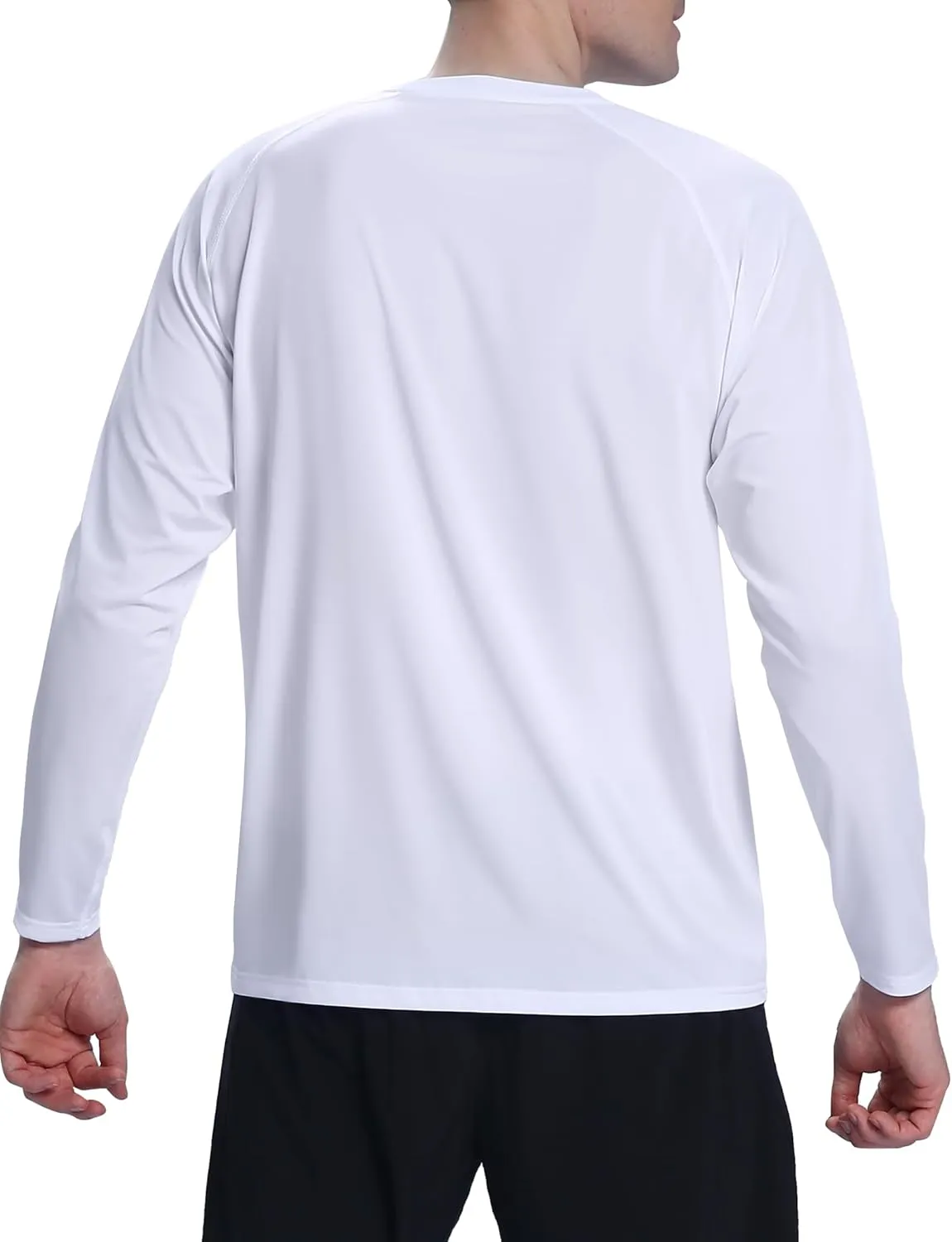 Men's UPF 50  Sun Protection Shirts UV SPF Long Sleeve Rash Guard Fishing Swim Shirt Quick Dry