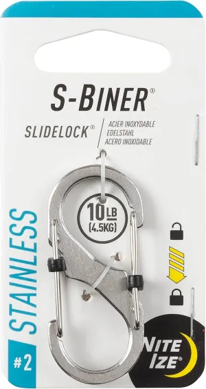 Nite IZE Unisex's S-Biner Stainless Steel Slide Lock