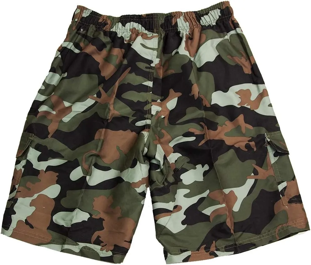 NORTY Mens Big Extended Size Swim Trunks - Mens Plus King Size Swimsuit Thru 5X