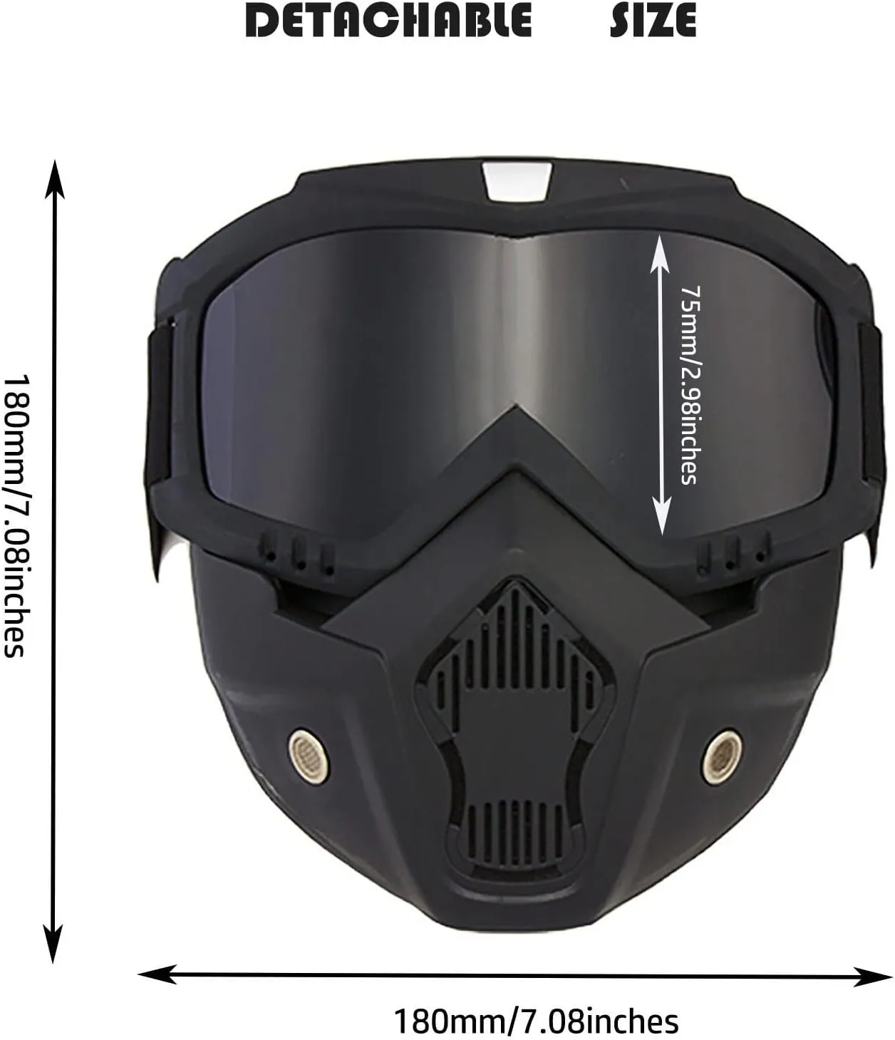 Paintball Mask Anti-Fog | Airsoft Helmet and Full Face Tactical Mask | Ballistic Goggles for Men | For Skiing, Paintball, Shooting, Cycling, Fishing