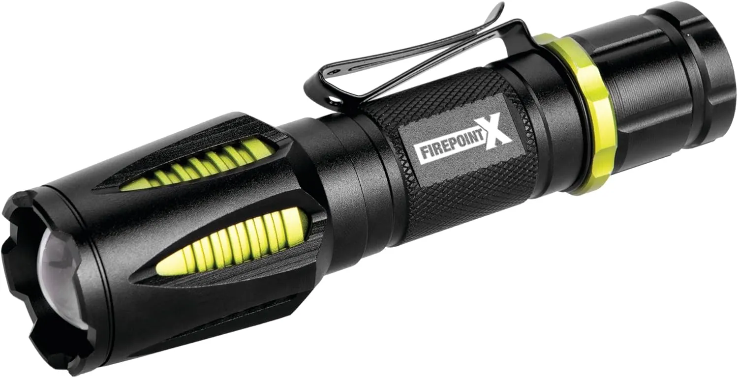Performance Tool W2668 418 lumens Firepoint X USB Flashlight, Super Bright Seoul LEDs, tactical aluminum housing and magnetic base