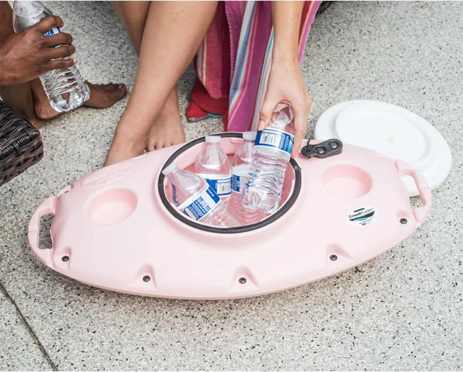 PuP Floating Cooler, Tow on Rivers and Lakes, 15 Quart