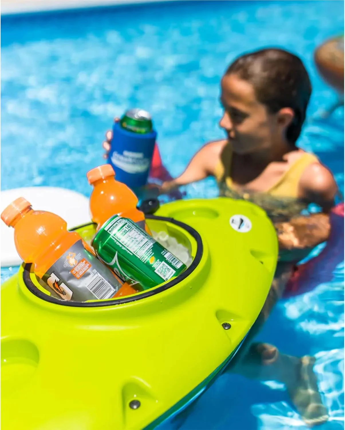 PuP Floating Cooler, Tow on Rivers and Lakes, 15 Quart