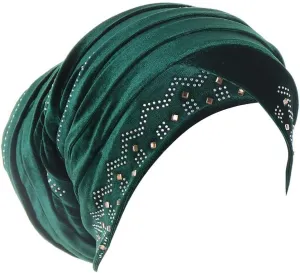 Rhinestone Hijab Turban Hats for Women Beanies Bandana Headwrap Cap Beanies Headwear Headscarf Undercap Turban Hat