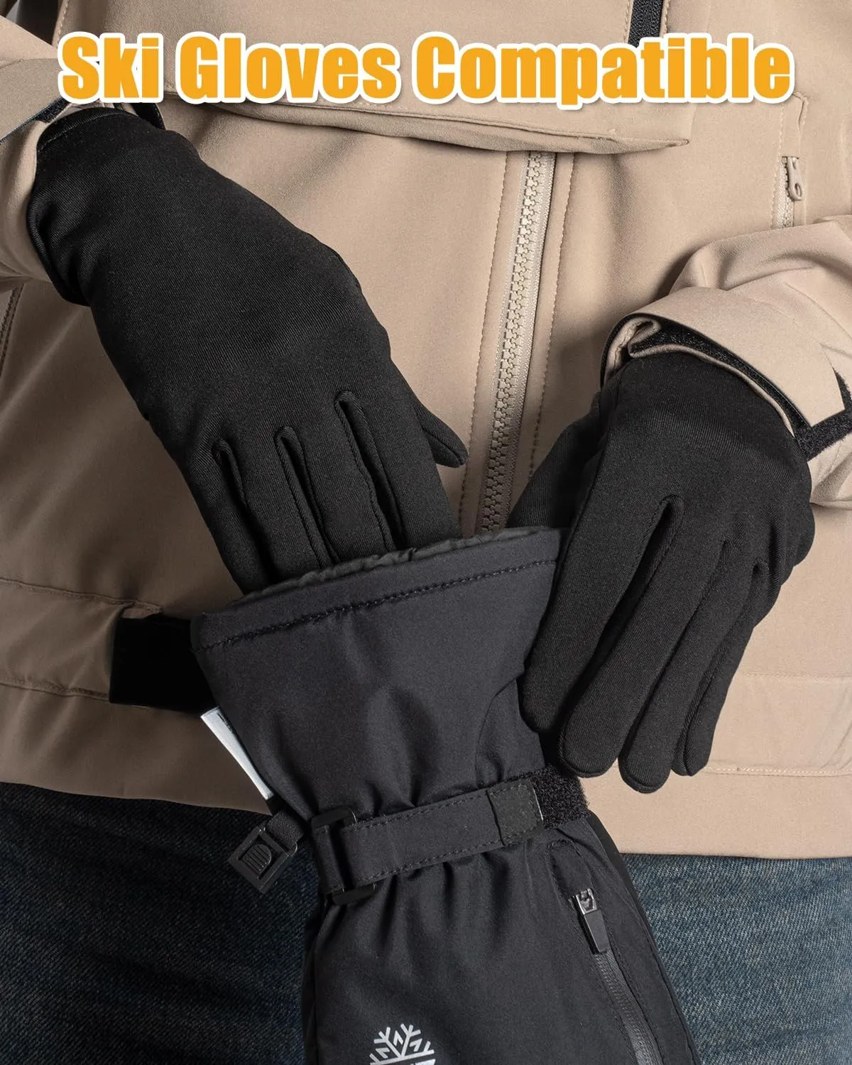 RIGWARL Cycling Gloves Lightweight Running Gloves, Touch Screen Driving Glove with Anti-Slip Strips, Riding Hiking Gloves Ski Glove Liners