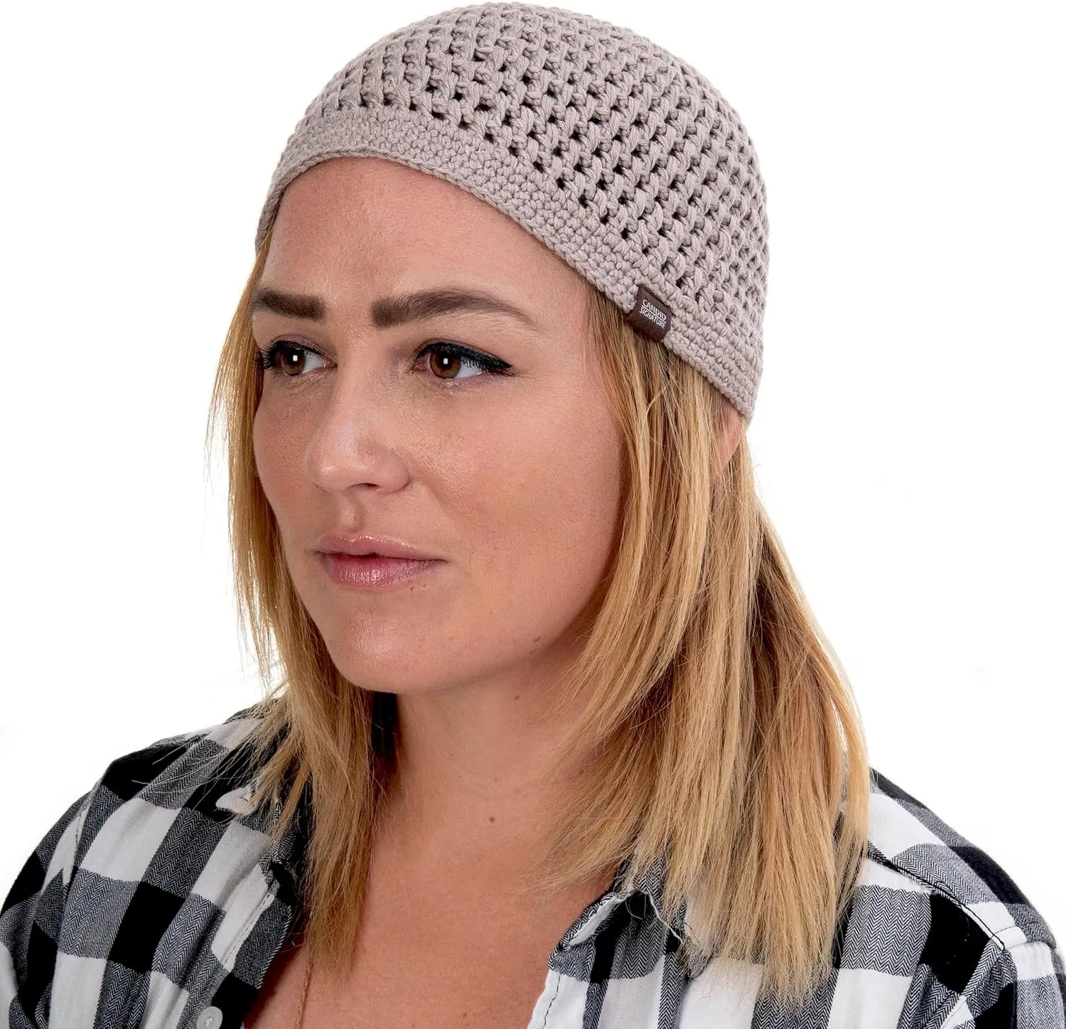 SnugZero Skull Cap for Men - Handmade Knit in Breathable Cooling Bamboo Cotton - Helmet Liner Sleep Kufi Hat