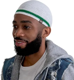 SnugZero Skull Cap for Men - Handmade Knit in Breathable Cooling Bamboo Cotton - Helmet Liner Sleep Kufi Hat