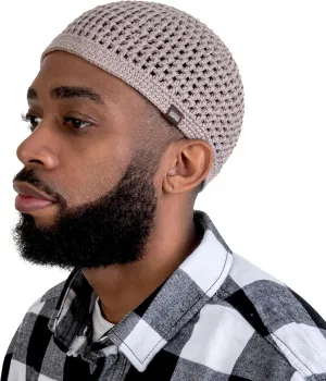 SnugZero Skull Cap for Men - Handmade Knit in Breathable Cooling Bamboo Cotton - Helmet Liner Sleep Kufi Hat